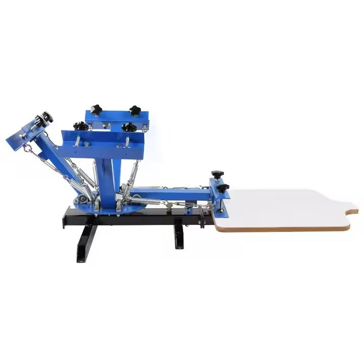 4 Color 1 Station Screen Printing Machine